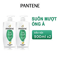 Combo 2 Dầu Gội PANTENE Suôn Mượt Óng Ả 900ml