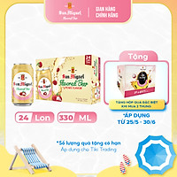 Thùng 24 Lon Bia SAN MIGUEL Trái Cây Vị Vải 330 ml