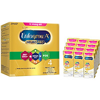 Bộ 1 hộp Sữa bột Enfagrow A+ Neuropro 4 Vị Không Đổi cho trẻ từ 2 – 6 tuổi – 2.2kg (Bao bì mới) -Tặng 4 lốc sữa bột pha sẵn Enfagrow A+ 4 mẫu mới