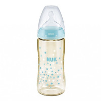 Bình sữa Nuk Ppsu 300ml núm ti Silicone cho bé 0 đến 6 tháng lổ tiết sữa vừa