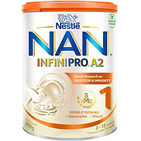 Sữa bột Nestlé NAN INFINIPRO A2 1 cho trẻ từ 0-12 tháng tuổi hộp 800g