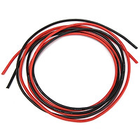 2M AWG Soft Silicone Flexible Wire Cable 18 AWG (1 Meter Red + 1 Meter Black)