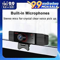 Webcam 2K Full HD 1080P Máy ảnh web có micrô USB Cắm Web Cam