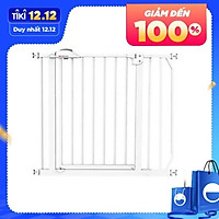 Combo 1 Thanh Chặn Cửa, Cầu Thang Không Cần Khoan Tường Babysafe XY007 & 1 Thanh Nối Dài 10 cm - Hàng nhập khẩu