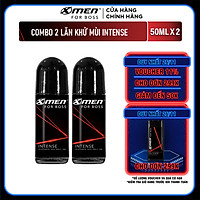 Combo 2 Lăn khử mùi X-Men For Boss 50ml Intense