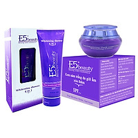 Combo Kem nám trắng da giữ ẩm xóa thâm 18 gam & Sữa tắm trắng da 4 in 1
