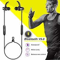 DACOM L15 Wireless Headphones Sports Bluetooth Earphone 5.0 Stereo IPX5 Waterproof Headset with Mic for Smartphones