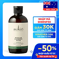 Nước tẩy trang Sukin Micellar Cleansing Water 250ml
