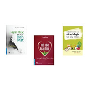 Combo 3 cuốn sách: Hạnh Phúc Đến Từ Sự Biến Mất + Mở Cửa Trái Tim + Sống chậm lại rồi mọi chuyện sẽ ổn