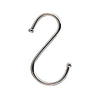 1 PC Stainless Steel S-Shape Hook Kitchen Bedroom Multi-function Railing S Hanger Hook Clasp Holder Hooks Hanging Storage Tools