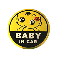 Sticker Baby In Car dán xe ô tô