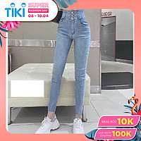 Quần jean nữ Lưng Cao Julido Store, chất jean co dãn 4 chiều ống ôm chân mẫu MH03