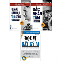Combo Sách Kỹ Năng Sống Hay Nhất: Đọc Vị Bất Kỳ Ai - Áp Dụng Trong Doanh Nghiệp + Đắc Nhân Tâm - Bản Dịch Gốc Từ Nguyễn Hiến Lê + Quẳng Gánh Lo Đi Và Vui Sống (Nguyễn Hiến Lê) (Tặng Kèm Bookmark Lông Vũ)