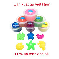 Hũ bột nặn 82g kèm khuôn, đất nặn bột mì TAKACOL kèm khuôn (Đất nặn làm từ bột mì)