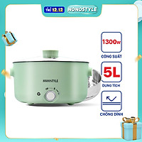 Nồi Điện Đa Năng Nonostyle (5L) - Hàng Chính Hãng