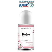 Lăn khử mùi chiết xuất thiên nhiên Refre Natural Rosa Magnolia – Hồng Mộc Lan 40ml