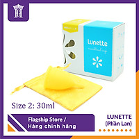 Cốc Nguyệt San Lunette Cao Cấp, Màu Vàng Hộp Hoa