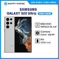 Điện thoại Samsung Galaxy S22 Ultra 5G 8GB/128GB - Hàng chính hãng - ĐÃ KÍCH HOẠT BẢO HÀNH ĐIỆN TỬ