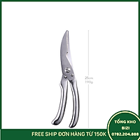 Kéo Cắt Xương Gà Inox - 25Cm 190G - Free Ship Toàn Quốc