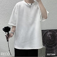 Áo thun, phông nam Hàn Quốc cao cấp dáng rộng tay lỡ T-Shirt Loose R3TS68 Unisex