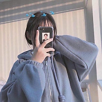 Áo Khoác Nỉ Nữ Hoodie khóa form rộng tay thụng chất liêu nỉ bông siêu dày XANH XÁM cá tính phong cách Hàn