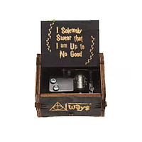 Hộp Nhạc Gỗ Harry Potter - Phiên Bản Dây Cót