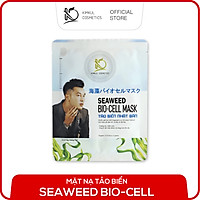 Mặt nạ thạch dừa KimKul Ưng Hoàng Phúc Seaweed Bio-Cell Mask (tinh chất tảo biển Nhật Bản) giúp dưỡng trắng, cấp ẩm, ngừa mụn (Mua 1 sản phẩm là 1 Mặt nạ. Mua 8 sp giao Full 1 hộp)