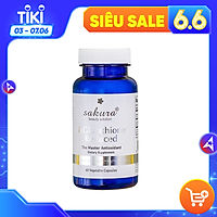 Viên uống trắng da Sakura L-Glutathione Reduced (60 viên)