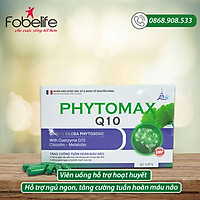 Viên uống giúp ngủ sâu giấc, tăng cường tuần hoàn máu não PHYTOMAX Q10- Hộp 30 viên.