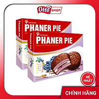 CHÍNH HÃNG Combo 2 Hộp Bánh phủ Sô cô la Việt Quất Phaner Pie 280g