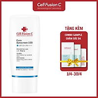Kem Chống Nắng Cấp Ẩm Và Làm Dịu Da Khô Cell Fusion C Cure Sunscreen 100 SPF 50+/PA++++ (50ml)