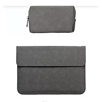 BAO DA, TÚI DA, CẶP DA CHỐNG SỐC CHO MACBOOK, LAPTOP, SURFACE KÈM VÍ ĐỰNG PHỤ KIỆN