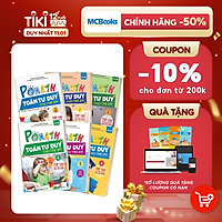 Combo Trọn Bộ Sách PoMath - Toán Tư Duy Cho Trẻ Em 4-6 Tuổi (6 cuốn) tặng kèm bookmark