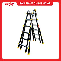 Thang Nhôm Gấp Đa Năng Nikawa NKB-46 - 6.39 mét - Màu Đen