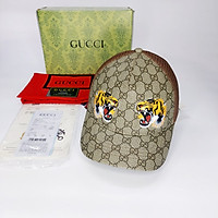 Nón kết gc Mũ lưỡi trai Gc thời trang cao cấp song hổ mỏ ngắn lưới nâu full box hộp cực đẹp