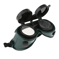 Flip Up Lense Goggles Gas Welding Glasses Shade #6 Safety Eye Protection
