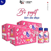Nước Uống Đẹp Da - 82X The Pink Collagen 1000mg Collagen Peptide, 100ml/Chai Nước Uống Đẹp Da Tràn Năng Lượng Đến Từ Nhật Bản