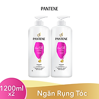Combo 2 Dầu Gội Pantene Ngăn Rụng Tóc 1200ml