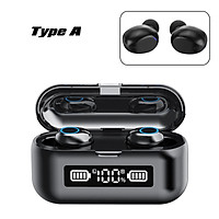 Type A/B/C bluetooth 5.0 TWS Earphone LED Power Display Stereo Headset Touch Operation IPX7 Waterproof Touch Control Can Be Used As Phone Holder