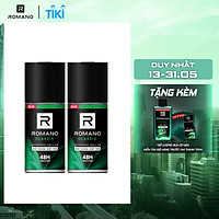 Combo 2 Lăn khử mùi Romano Classic kháng khuẩn & khô thoáng cả ngày 50ml*2