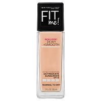 Maybelline Fit Me Dewy & Smooth Luminous Liquid Foundation - Nude Beige 125