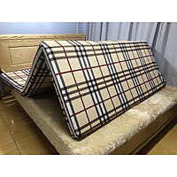 ÁO BỌC NỆM 2 MẶT THUN KẺ SỌC CÓ KHÓA KÉO 1M8X2M