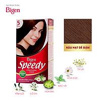Thuốc nhuộm dưỡng tóc phủ bạc thảo dược Bigen Speedy Thương hiệu Nhật Bản 80ml dạng kem