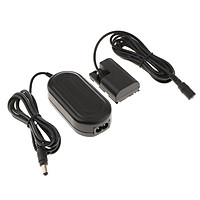 ACK-E6 AC Adapter Charger + DR-E6 DC Coupler for Canon EOS 60Da 70D 5DS 5DS R 7D 6D 5D Mark II III DSLR