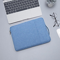 Chống Nước Laptop Túi 12 13 14 15 16 Inch Cho MacBook Air Pro 2018 2019 Mac Book Máy Tính Chất Liệu Vải tay Bao Phụ Kiện