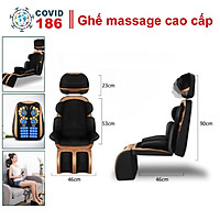 Ghế massage toàn thân dạng xếp, massage mọi nơi, thu nhỏ mang theo tiện lợi.