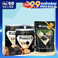 Tỏi Đen Cô Đơn - Combo 3 Hộp Tỏi đen Kim cương Đông Á 200g + Tặng 1 Túi Tỏi 200g