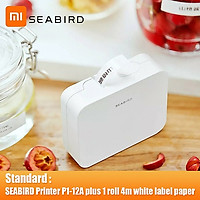 Xiaomi Youpin SEABIRD Mini Label Printer Portable BT Wireless Thermal Receipt Label Sticker Instant Mobile Printer