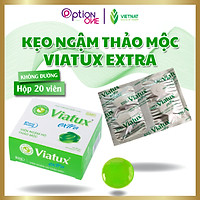 VIETNAT - Kẹo ngậm giảm ho Viatux Extra không đường - hộp 20 viên