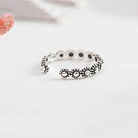 Nhẫn Bạc Thái Phong Cách Cho Nữ N-1721